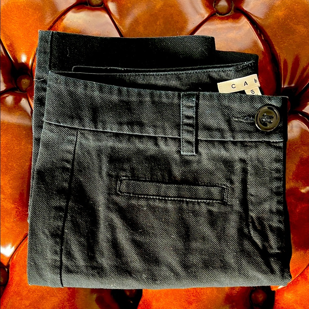 CAbi Black Capris, size 6!